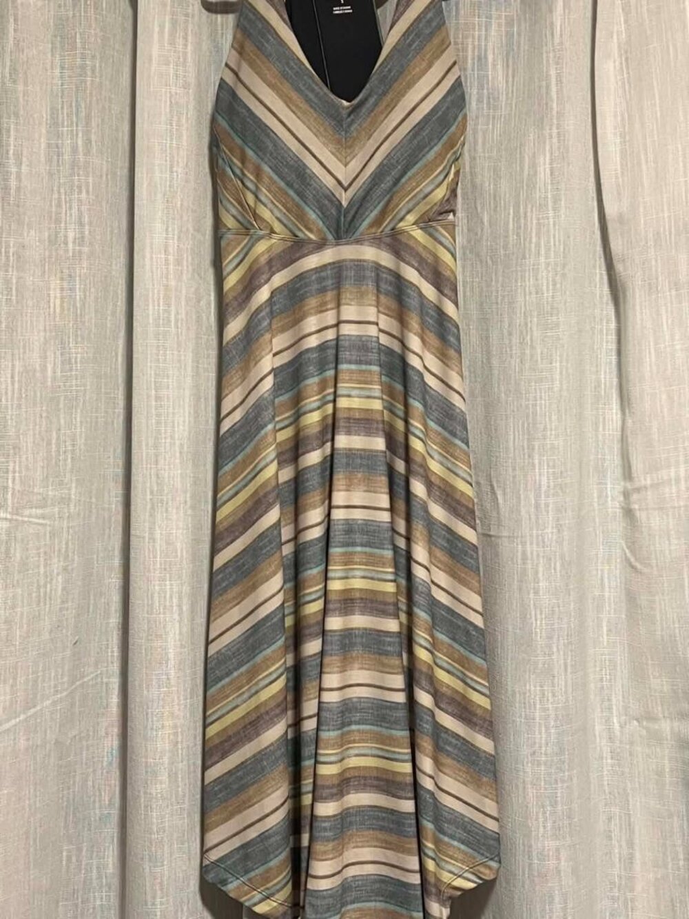 prAna Saxon Dress "Stellar Soleil" Multi Color Striped Size S